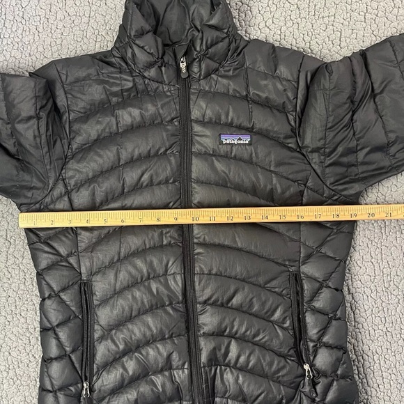 Patagonia Women’s SMALL Nano Puff Black Quilted Jacket Recycled Good Cond.*holes - Picture 6 of 14